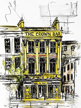 Sketchbook On Paper - The Crown, Belfast